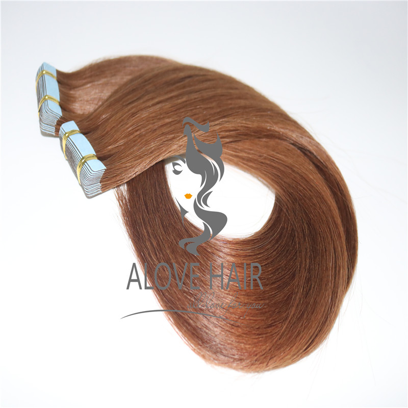22 inch tape in human hair exetensions for thin hair 